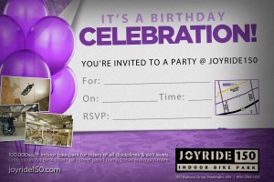 Party Invite Purple